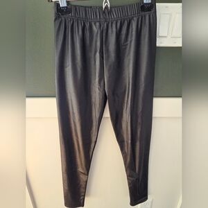 Womens Leggings Leather Look